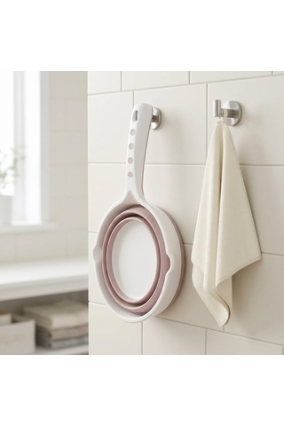 Lexroo Katlanabilir Maşrapa, Katlanır Banyo Maşrapası, Akordiyon Koçero 27cmx17cmx4cm Çok Renkli