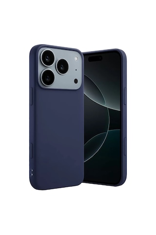 Hmngoakkllby Apple Apple iPhone Uyumlu 17 Pro Max/18 Pro Max First Silikon - Lacivert Akllhmng standart