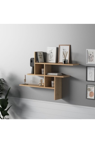 Germen Duvar Rafı Meşe