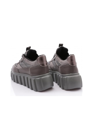 Dgn 506 Kadin Bağcikli Sneaker Ayakkabi 506-2239-R7512 Gri