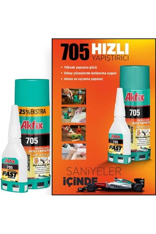 Akfıx 705 Mdf Hızlı Yapıştırıcı Kit 400ml
