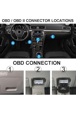 Lemestar Araç Kamerası Obd Şarj Kiti: Usb Type C, 12-24v Dan 5v/3a Ye, Düşük Voltaj Koruma Ve Park Modu