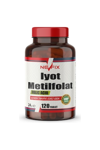 Nevfix İyot & Metilfolat 120 Tablet