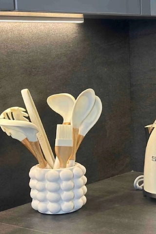 H&m Home Model Vazo Baloncuklu Vazo Beyaz