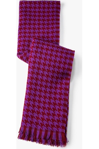 Koton Kazayağı Desenli Atkı Püsküllü Bordo 4wak50227aa 4WAK50227AA464 Bordo
