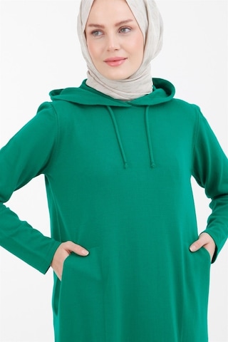 Armine Trend Triko Elbise 22KD902 Netfi Yeşil