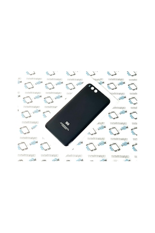 Xiaomi Mi 6 Arka Kapak Batarya Pil Kapağı (Cam) Siyah
