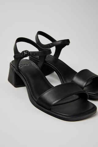 Camper Kora Sandal Kadın Siyah Deri Sandalet-14572