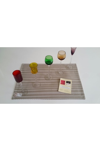 Amerikan Servis Rich Çizgi 32 x 45 CM Zeytin Yeşili-2'li Yeşil