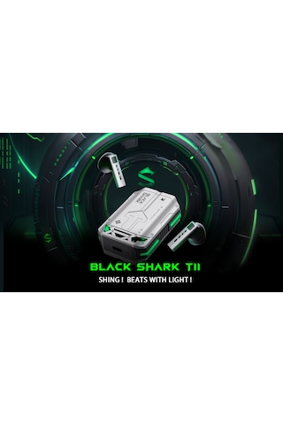 Black Shark Auricular Sem Fio Black Shark T11 RGB Bluetooth 5.3 Kulaklık