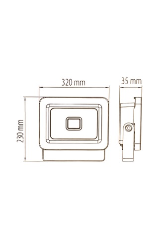 Horoz Pars-200 200w 2700k Sarı Işık Smd Led Projektör