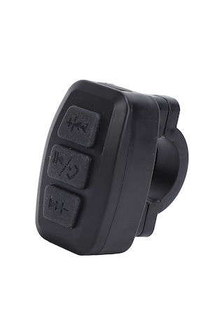 Vkemall Bisiklet İçin Kablosuz Telefon Kontrolcüsü - Bluetooth İle Müzik Ve Arama Yönetimi, Ipx6 Su Geçirmez, 15m Uzaklıkta, İos/android Uyumlu Siyah