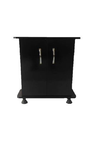 A-700 Kardelen Krom Kaplama Papağan Kafesi Ve Siyah Mobilya