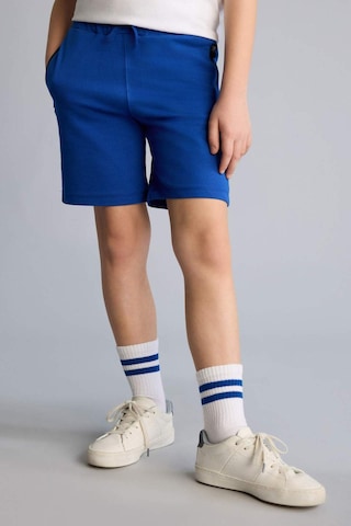 Defacto Oversıze Sweatshirt Kumaşı Şort Erkek Çocuk H2027a826smbe52 Mavi-be52