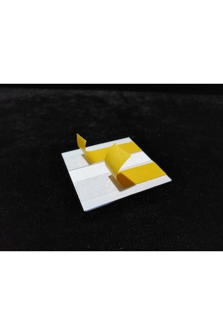 10 Adet C Tipi Yapışkanlı Etiketlik İsimlik 5 x 5 CM Dolap Peçetelik