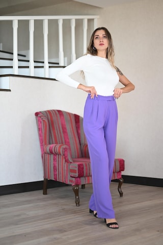 Lemajh Lila Palazzo Pantolon-lila Lila