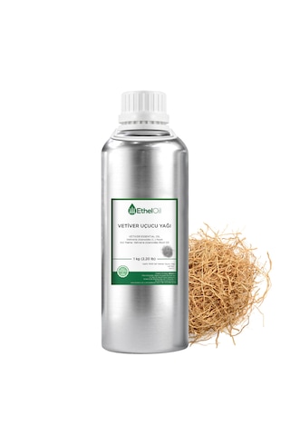 Vetiver Uçucu Yağı - 1 Kg - %100 Saf Ve Doğal Uçucu Yağ