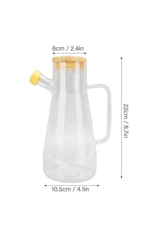 Yağlık Sirkelik Seti Silikon Contalı Bambu Kapaklı 3'lü Set - 900 Ml 2 Adet Ve Altlık Genel