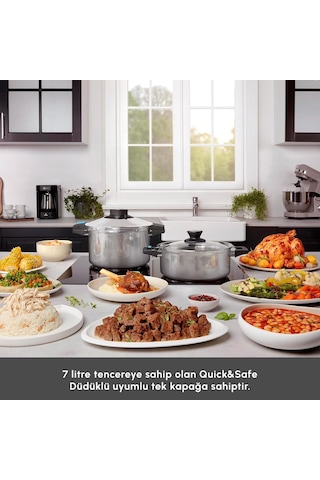 Karaca Quıck& Safe 7 Lt Düdüklü Tencere Genel
