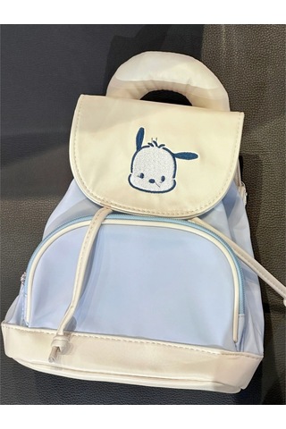 Sevimli Pacha Köpek Öğrenci Sırt Çantası-siyah