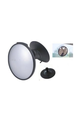 Araba Iç Dikiz Aynası Vantuzlu Yuvarlak Bombeli Yuvarlak 90mm Tüm Araçlara Uygundur Ayıcy02