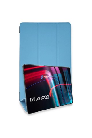 Galaxy Uyumlu X200 Tab A8 10.5 Kılıf Tablet Smart Kılıf - Mavi