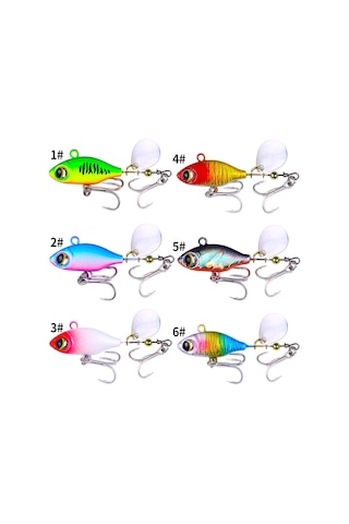 Hengjıa Batık Vıb Sahte Yemler Payet Yemler, Boyut: 4.8cm 7g 6 Renk Kutulu