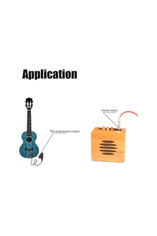 Yaozixa Ad-35 Akustik Enstrümanlar İçin Basit Kurulumlu, Ses Kontrolü İle Piezo Mikrofon Pickup Gitar, Ukulele, Keman, Banjo Vb.