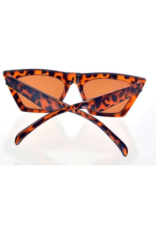 Leopar Çerçeve Cat Eye Kadın Güneş Gözlüğü - Moda Gözlük Çok Renkli