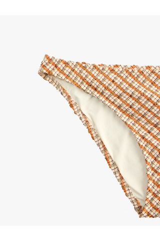 Koton Dokulu Ekose Bikini Altı Bej Desenli 6sak00170mm Ekru