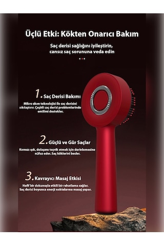 Veryfit Hairglow Şarjlı Saç Bakım Ve Masaj Tarağı