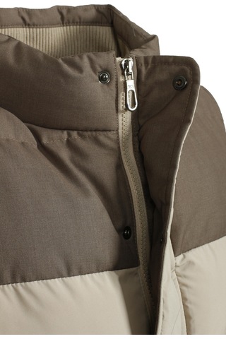 Erkek Slim Fit Bej Rüzgar Ve Su Itici Termo Iç Astarlı Nefes Alabilen Yelek Ncs Jeans 4514-Bej