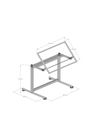Api Design Çizim Masası Ayağı Gri