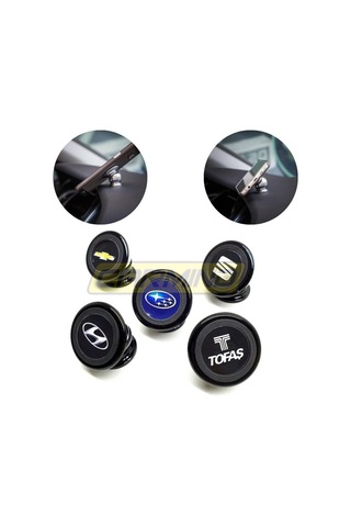 Siyah Mıknatıslı Metal Telefon Tutucu 001