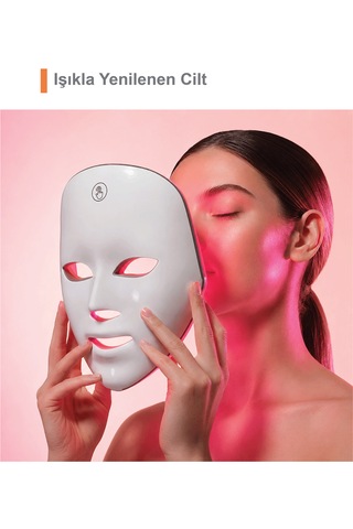 Touchbeauty Tb2385w 7 Renkli Led, Sıkılaştırıcı Ve Terapi Yüz Bakım Maskesi