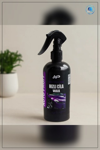 Oto Hızlı Cila Sprey Wax 400 Ml Boyalı Yüzey Krom Metal Plastik P