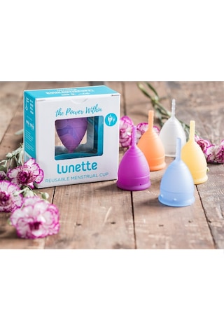 Lunette Menstrual Cup - Regl Kabı - Adet Kabı Model 2 Mor
