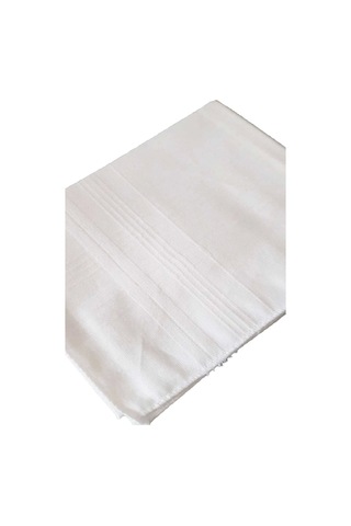 3 Lü Özel Paket Premium Erkek Mendil Seti %100 Pamuk 42x42 Cm Beyaz Çok Renkli