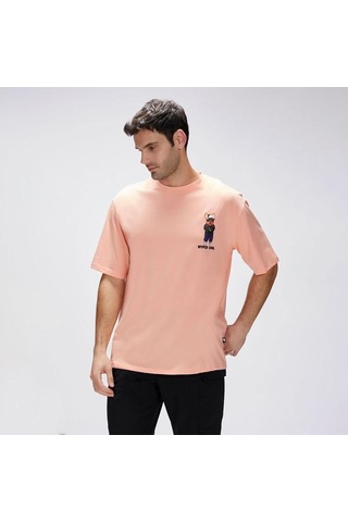 Bad Bear Hyper Bear Erkek Pembe Tişört