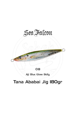 Sea Falcon Ababai Jig 180Gr 08 Aji Blue Glow Belly