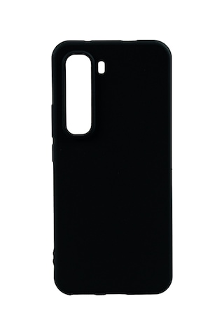Kilifone - İnfinix Hot 60 Pro Plus Uyumlu Kılıf Mat Esnek Biye Silikon Kapak - Siyah - T40547