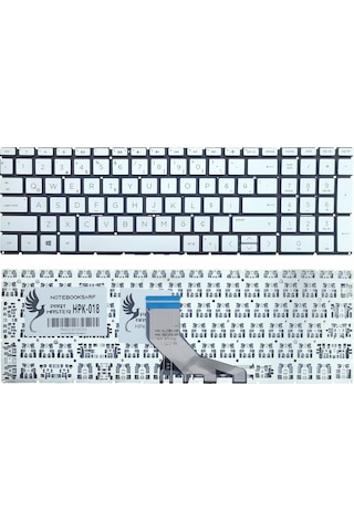 HP Uyumlu Pavilion Gaming 15-dk0006nt (6ZH62EA) Klavye (Gümüş)