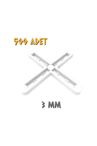 Made Oluklu Derz Artısı 3 Mm. - 500 Adet