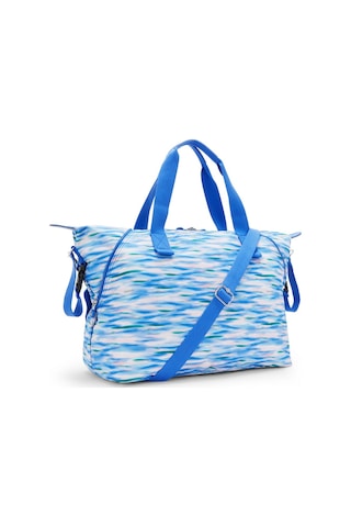 Kıplıng Art M Baby Bag Bebek Çantası Alt Değiştirme Şilteli,biberon Ve Emzik Tutuculu Desenli Dıluted Blue Mavi