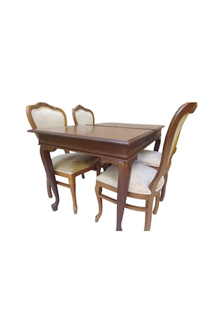 Bengimobilya Masa Klasik Ayak Model Kayın Torna Aslan Lükens Iskelet Sandalye