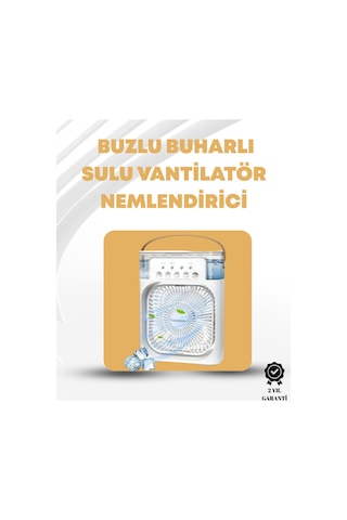 Taşınabilir 3'ü 1 Arada Mini Fan Nemlendirici + Soğutucu + Gece Lambası Diğer