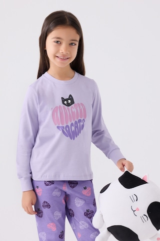 Rolypoly Kız Çocuk Mor Pijama Takımı Rp3465-c-v2 Mor