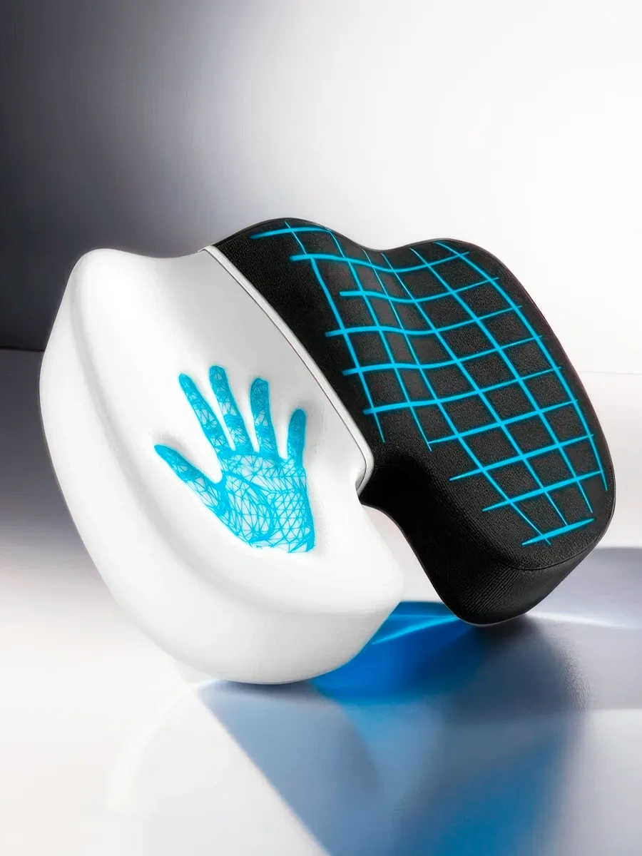 Supretto Oturma Yerinde Kullanılmak Üzere Ortopedik Sandalye Minderi 275377888 Siyah Melanj