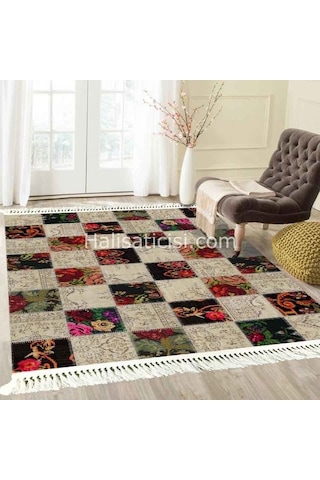 Prizma Halı Vintage Kilim V-6001 Çok Renkli