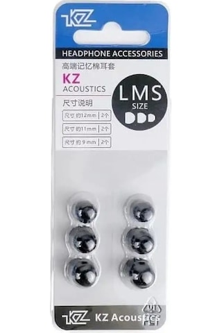Kz Kulaklık Yastıkları Köpük Memory Foam 137630885 Siyah
